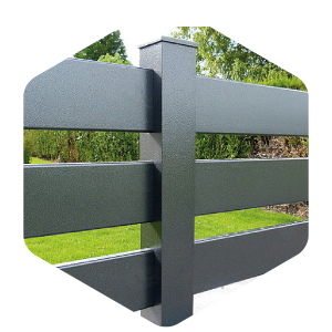 Pose de clôture gris anthracite dans l'Oise